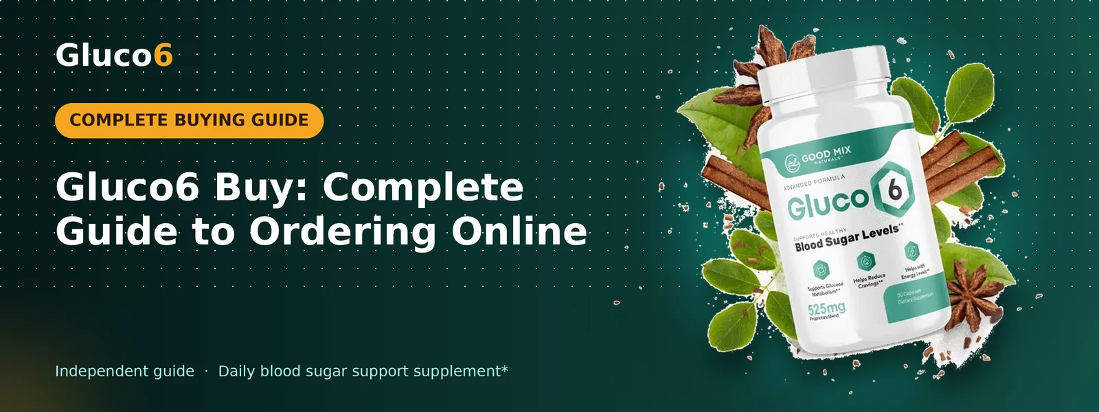 Gluco6 Buy: Complete Guide to Ordering Online – Gluco6 banner