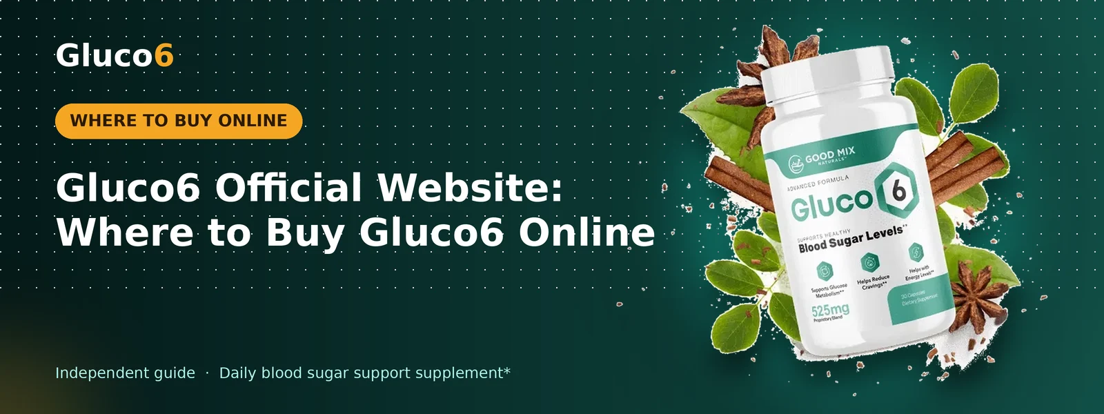 Gluco6 Official Website: Where to Buy Gluco6 Online – Gluco6 banner
