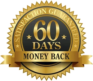 60 day money back guarantee seal